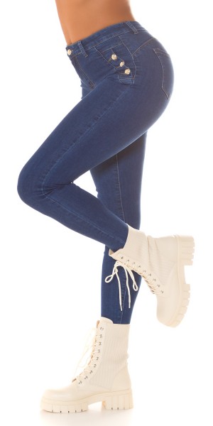 Koucla Trendy Musthave Biker Look Stiefeletten Gerippt