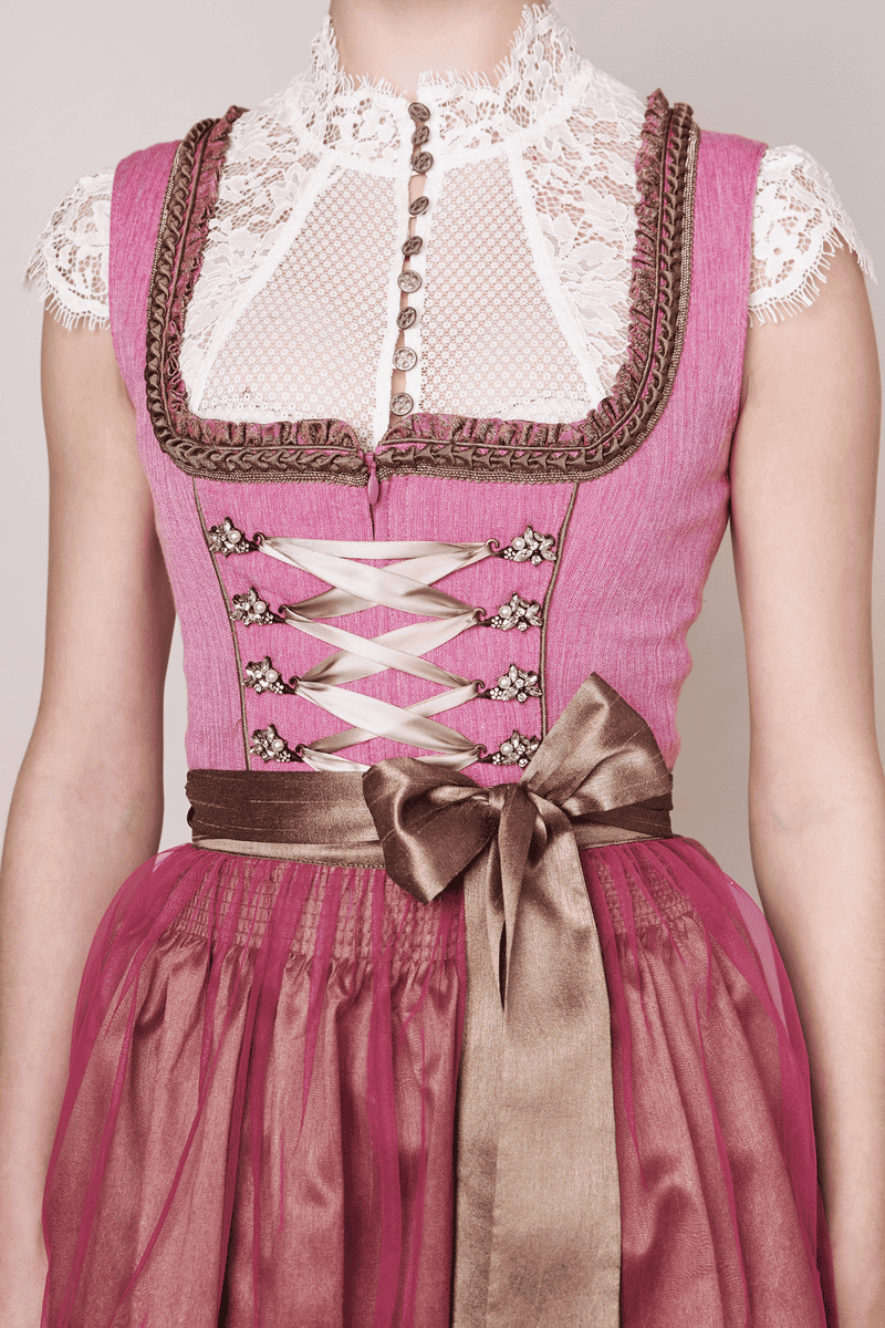 Krüger Madl Dirndl Fuchsia (70cm)