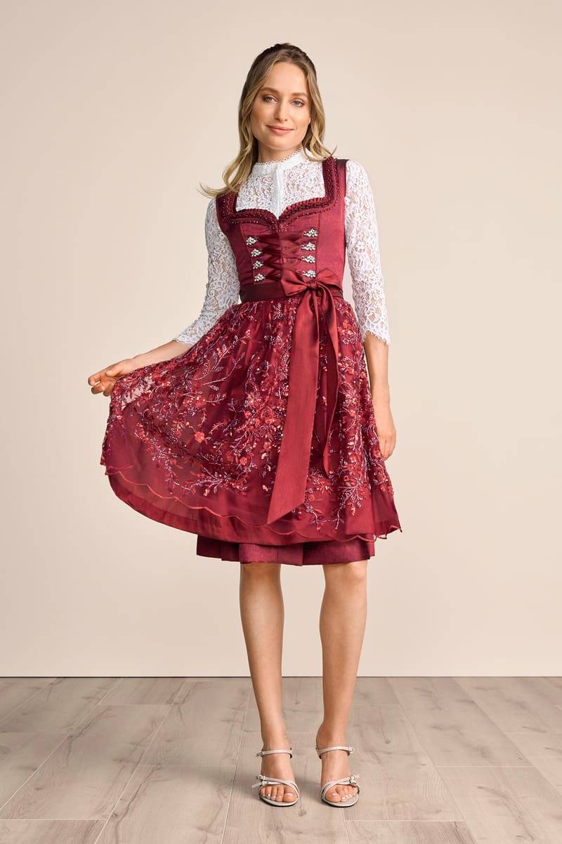 Krüger Madl Dirndl Olive (60cm)