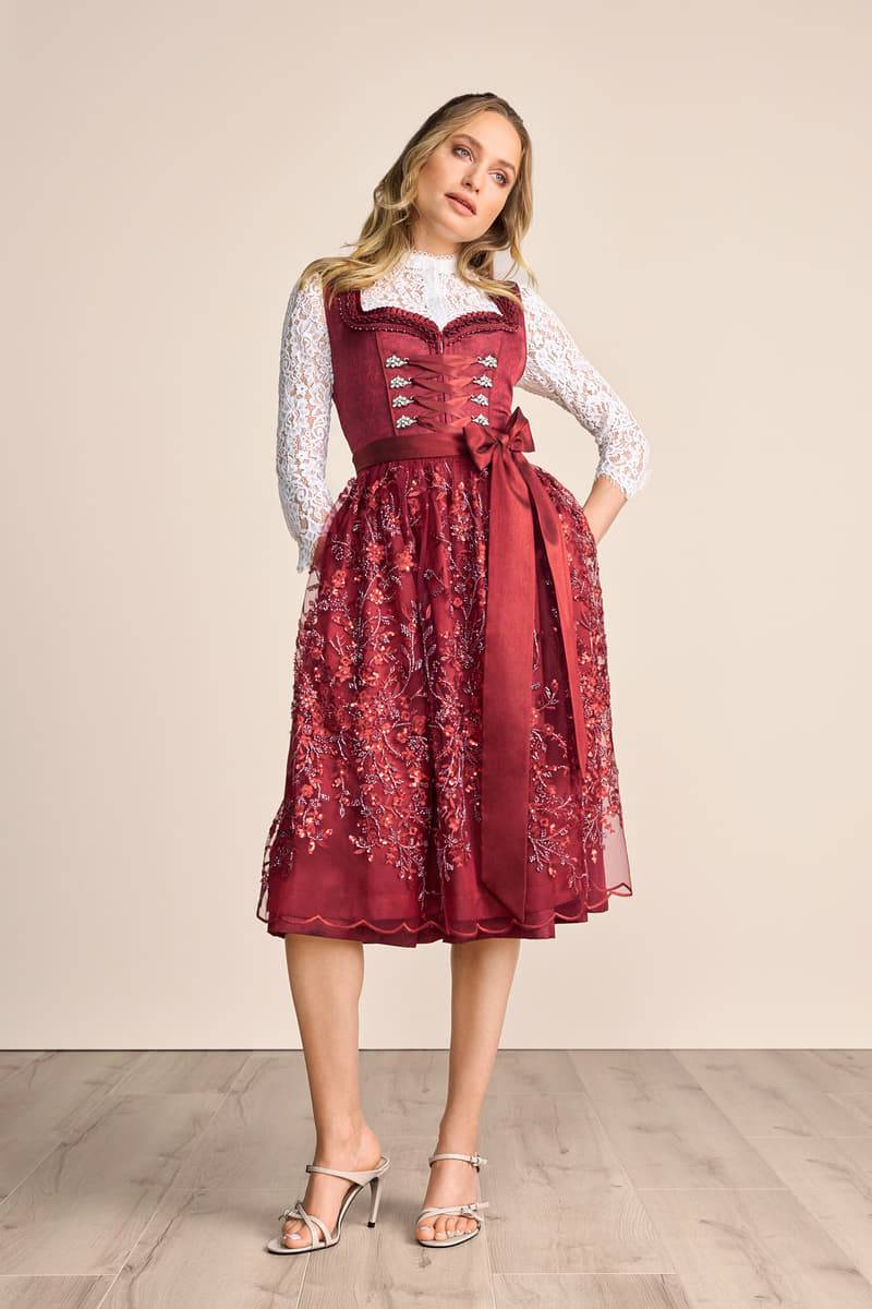 Krüger Madl Dirndl Olive (70cm)