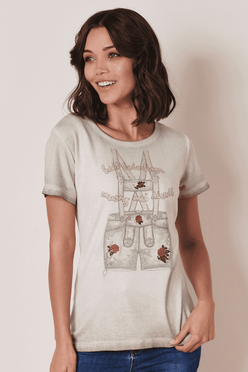 Krüger Madl Trachten Shirt Heid Lederhosen