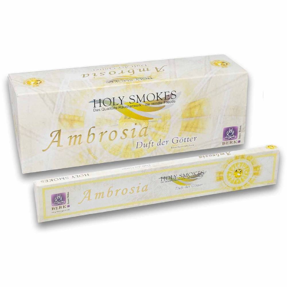 Kunst Und Magie 12 X Ambrosia Räucherstäbchen Holy Smokes Der Duft der Götter von Berk Geschenkbox