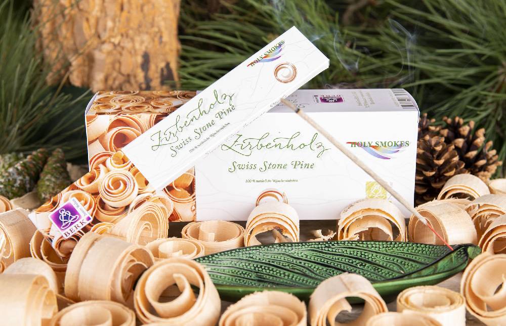 Kunst Und Magie 12 x Zirbenholz Räucherstäbchen Holy Smokes Zirbel (Großpackung)