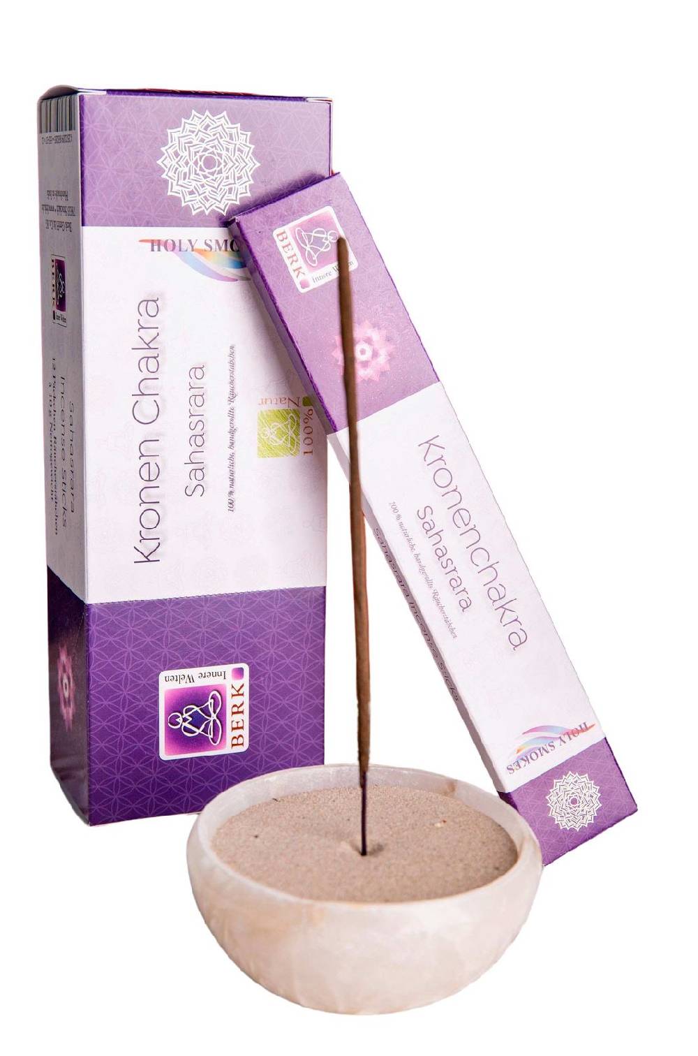 Kunst Und Magie 12er Großpackung Kronenl-Chakra Sahasrara Räucherstäbchen - Holy Smokes Chakra Duftstäbchen
