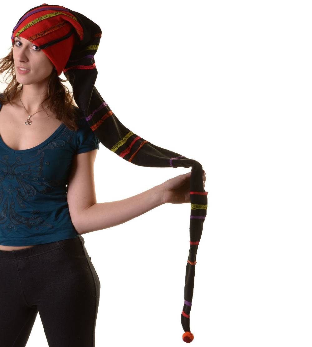 Kunst Und Magie 2in1 Mütze Megalange Zipfelmütze - Fleecemütze Und Schal In Einem!