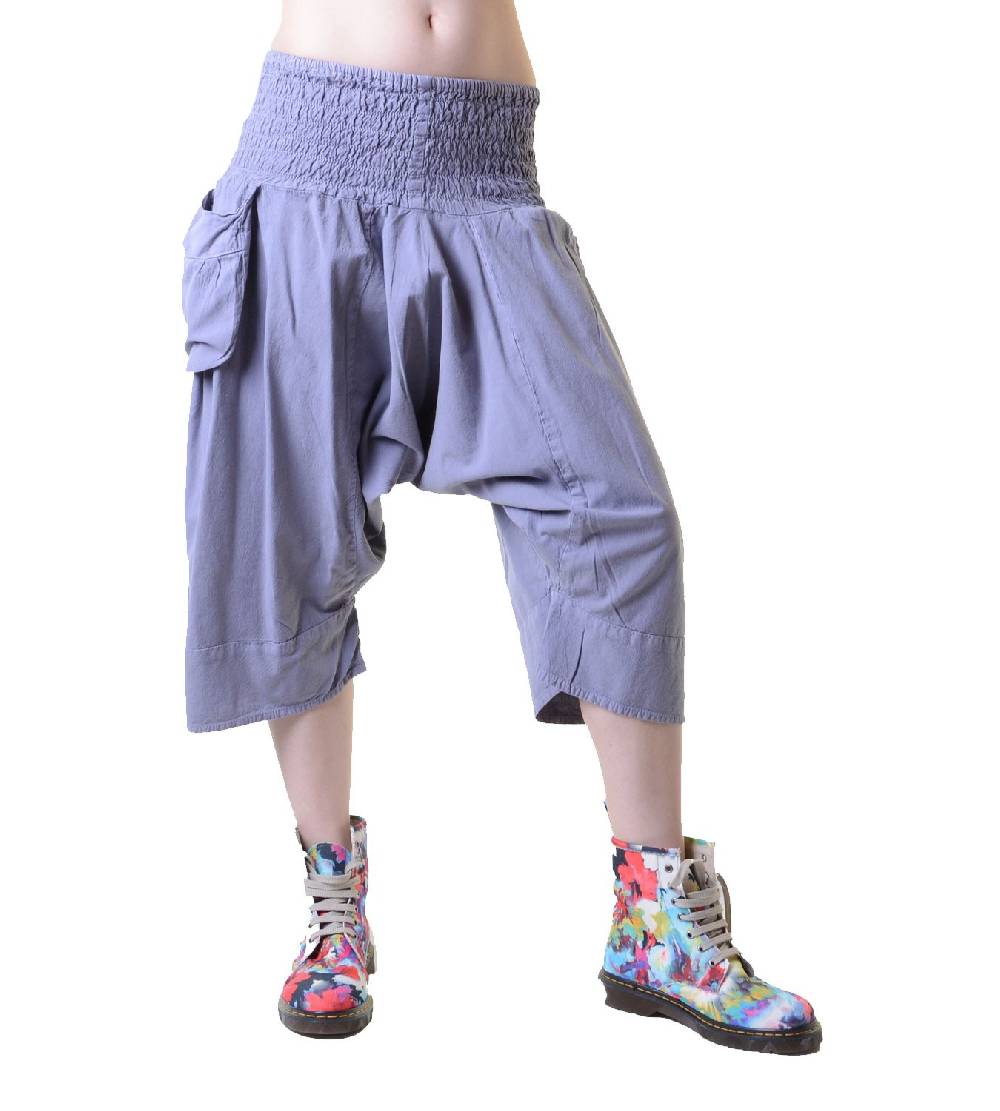 Kunst Und Magie 3/4 Sarouelhose Pumphose Im Haremshosen Style Kurz