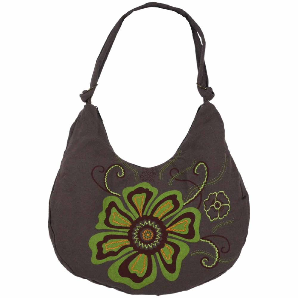 Kunst Und Magie Alternative Ethno Hippie Handtasche Schultertasche Boho Umhängetasche Mit Blumenstickereien
