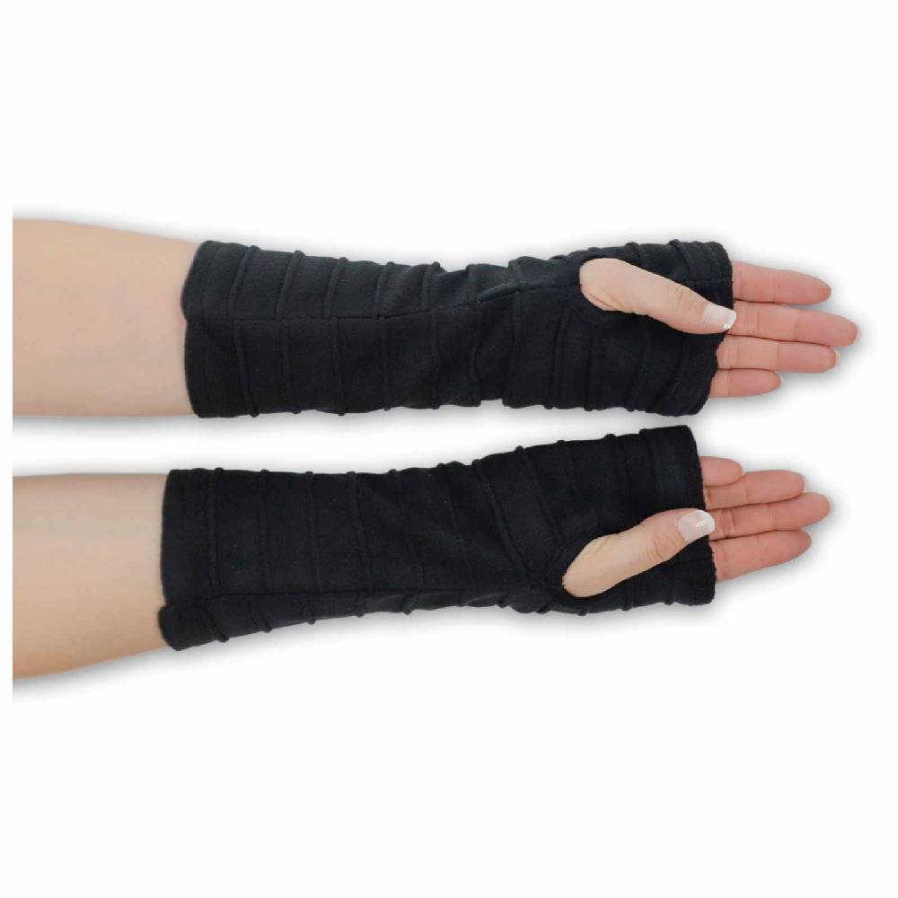 Kunst Und Magie Armlinge Damen Armstulpen Fleece Stulpen Handwärmer Handschuhe Hippie Gothic Boho