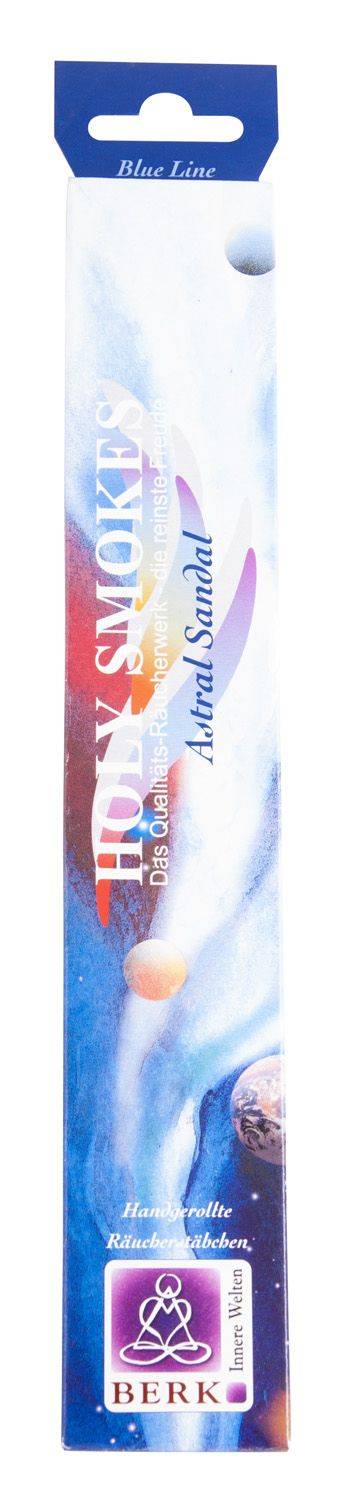 Kunst Und Magie Astral Sandel -Holy Smokes Blue Line Räucherstäbchen Duftstäbchen