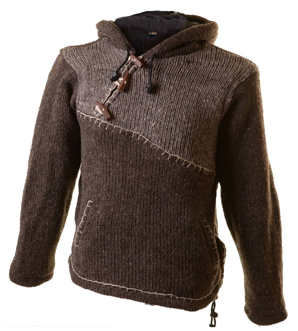 Kunst Und Magie Ausgefallener Strickpullover Im Mittelalter-Stlye Hippie Pullover