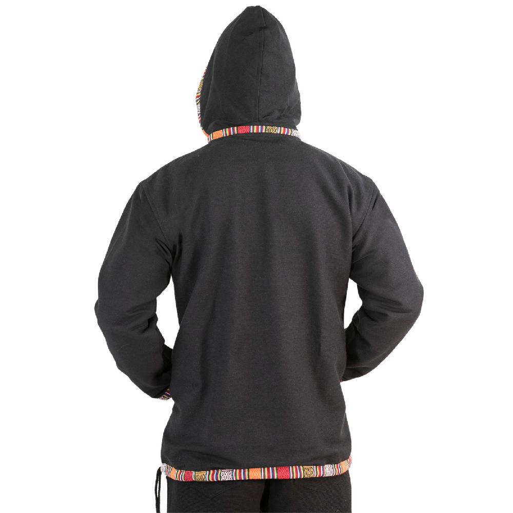Kunst Und Magie Baja Hoodie Kapuzenpullover Mit Fleecefutter Und Abnehmbarer Kapuze