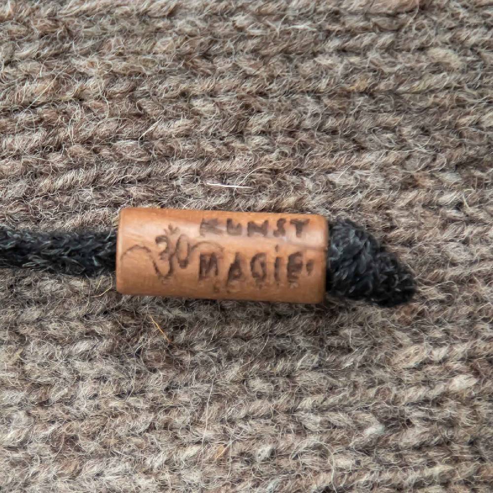 Kunst Und Magie Baja Hoodie Strickjacke Wolle Jacke Mit Kapuze Winter Pullover