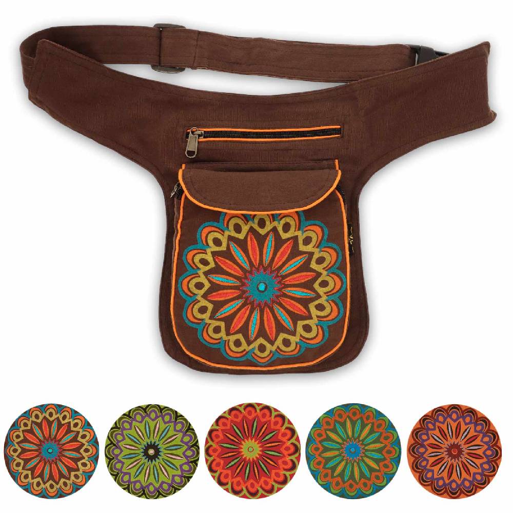 Kunst Und Magie Bauchtasche Hüfttasche Mandala Gürteltasche Festivaltasche Sidebag Hippie Goa