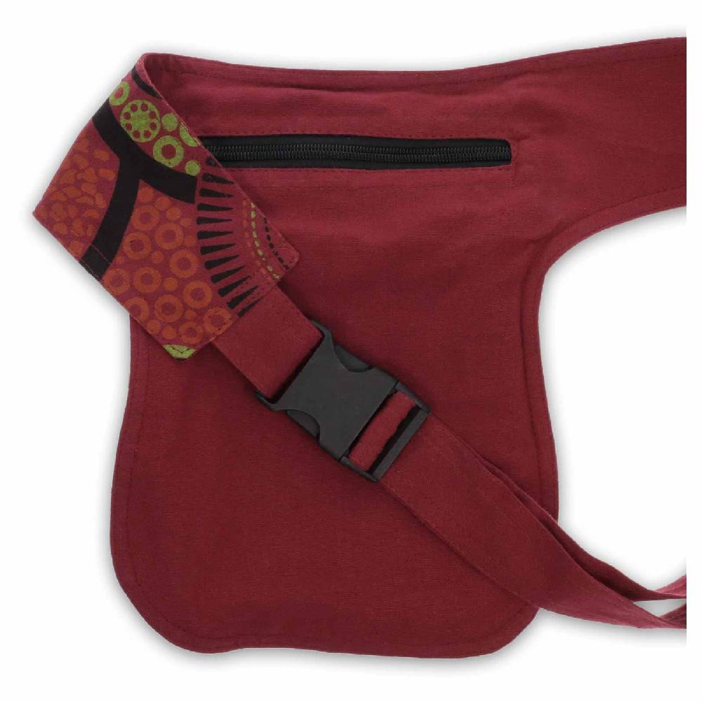 Kunst Und Magie Bauchtasche Sidebag Hipbag Mandala-Print Gürteltasche Festivaltasche