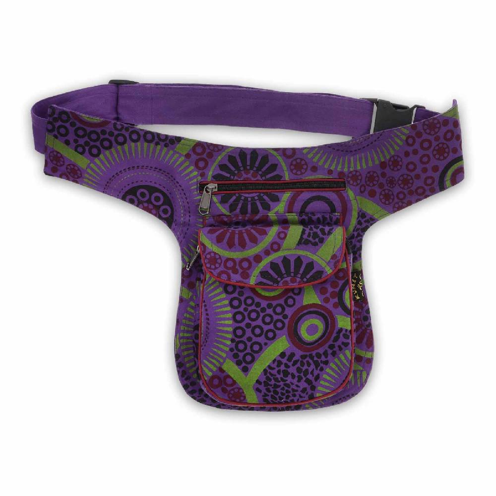 Kunst Und Magie Bauchtasche Sidebag Hipbag Mandala-Print Gürteltasche Festivaltasche