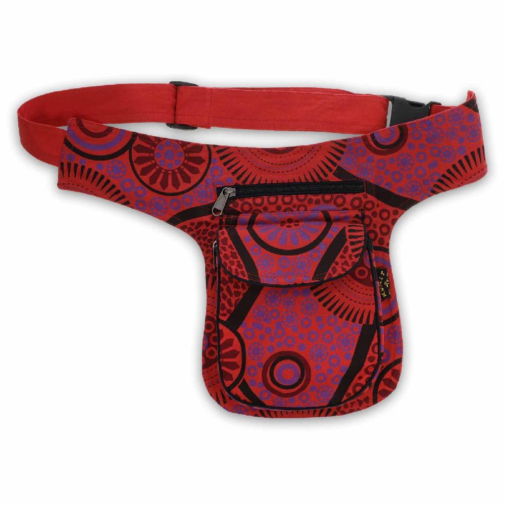 Kunst Und Magie Bauchtasche Sidebag Hipbag Mandala-Print Gürteltasche Festivaltasche