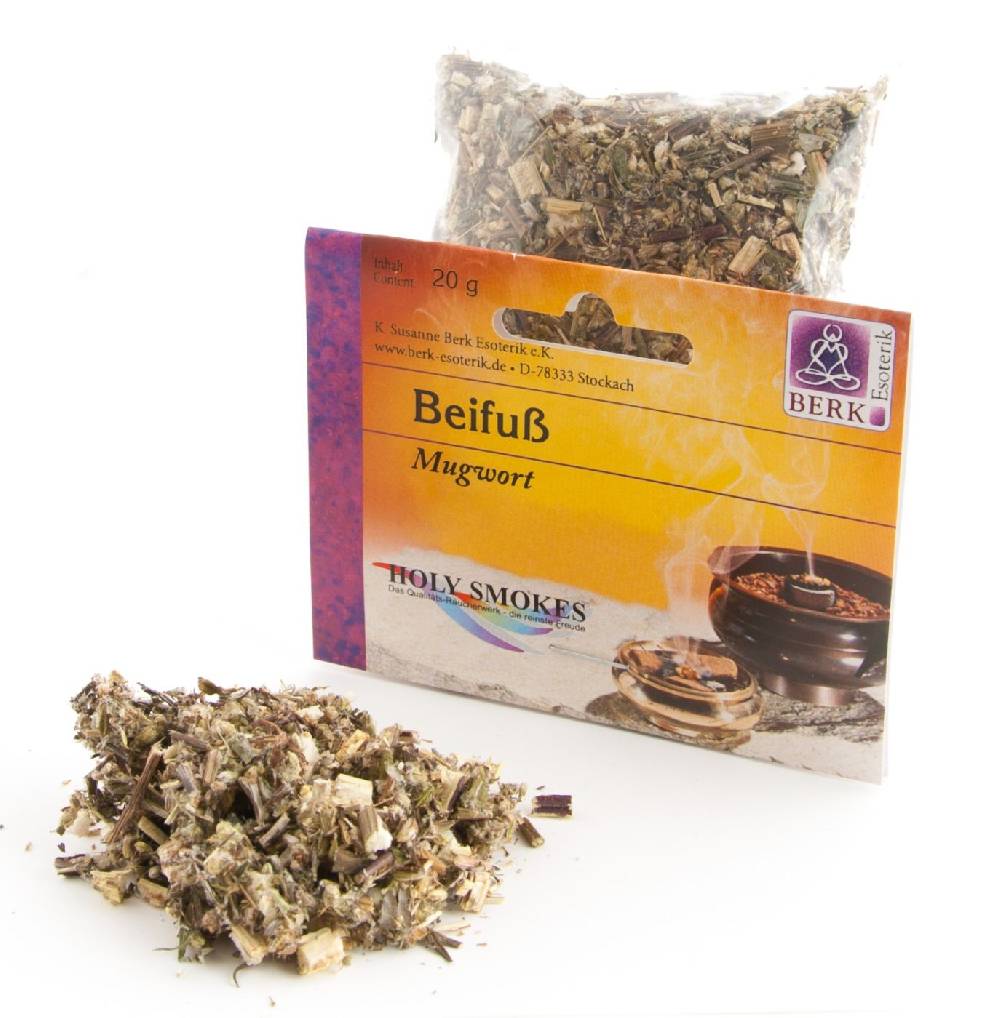 Kunst Und Magie Beifuß Beifußkraut Schutz und Segen Räucherwerk in Tüten 20g