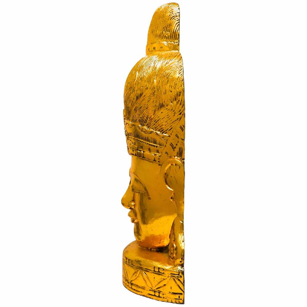 Kunst Und Magie Buddha Statue Skulptur Kopf Figur Aus Holz Ca 82cm