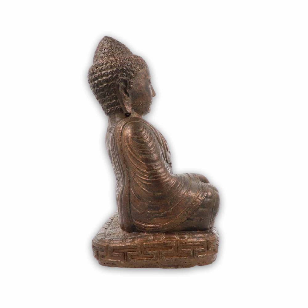 Kunst Und Magie Buddha Statue Skulptur Liegend Steinguss Figur Ca 38x35 Cm