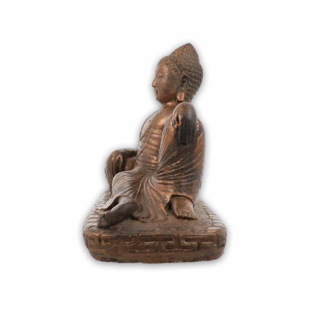 Kunst Und Magie Buddha Statue Skulptur Liegend Steinguss Figur Ca 38x35 Cm