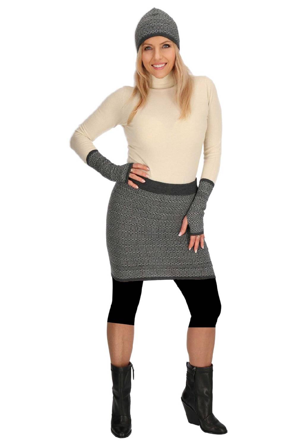 Kunst Und Magie Bunter Strickrock Kurzer Rock Aus Weicher Merinowolle Feinstrick Boho Mini Merino