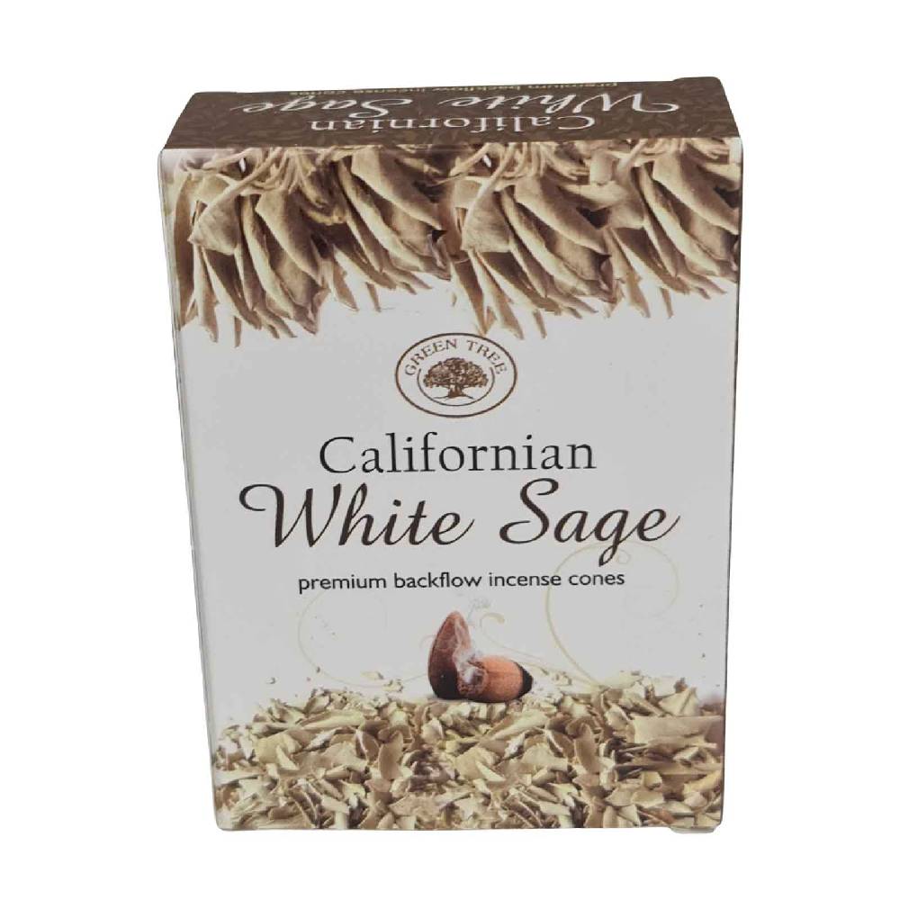 Kunst Und Magie California White Sage Räucherkegel Cones Dhoop Rückfluss Duftkegel Green Tree