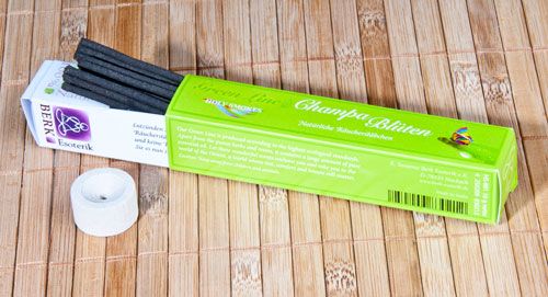 Kunst Und Magie Champa-Blüten Räucherstäbchen Green Line Holy Smokes Duftstäbchen