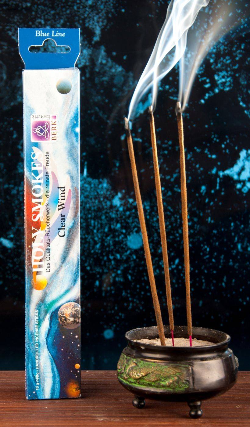 Kunst Und Magie Clear Wind -Holy Smokes Blue Line Räucherstäbchen Duftstäbchen