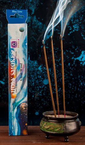 Kunst Und Magie Clear Wind -Holy Smokes Blue Line Räucherstäbchen Duftstäbchen