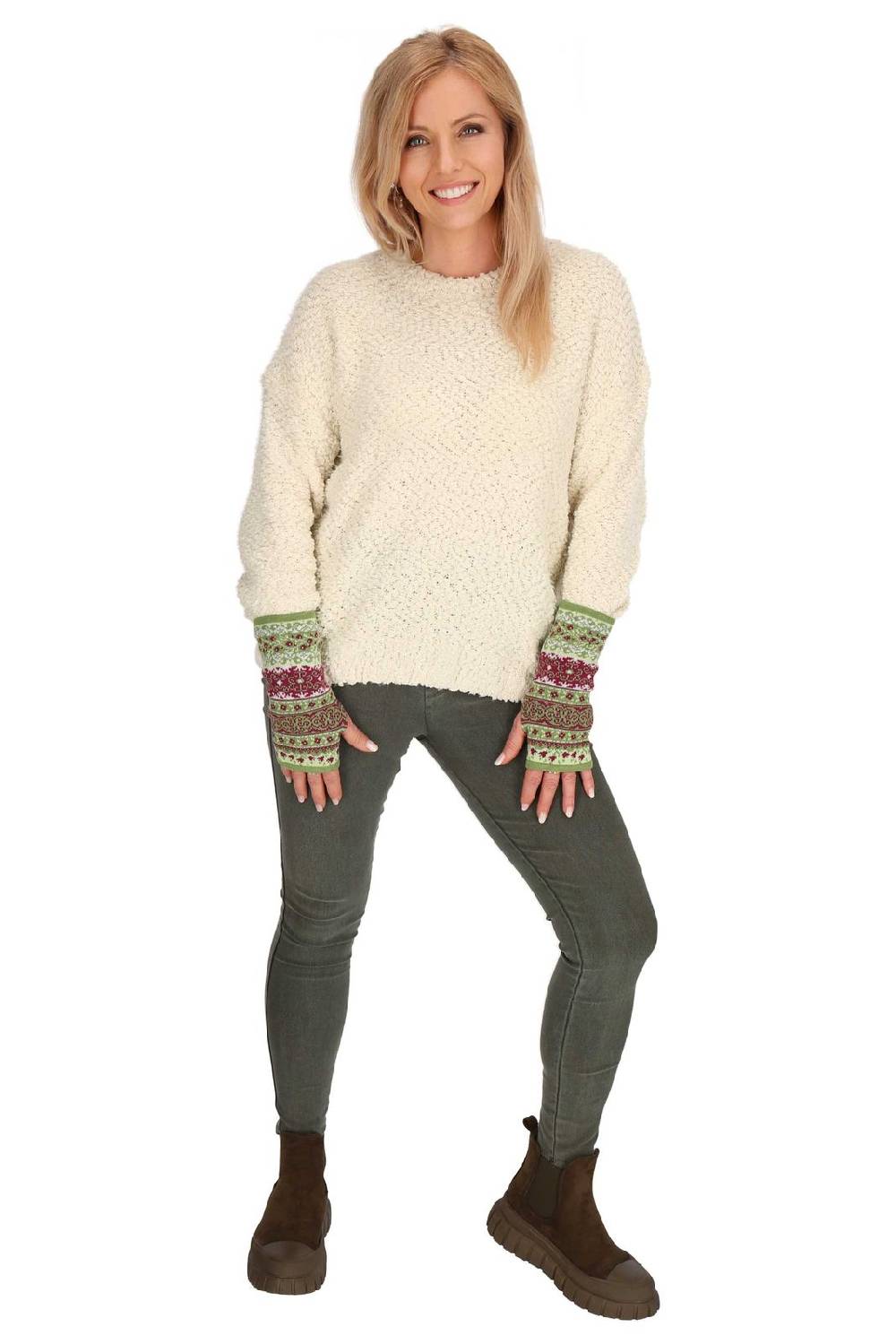 Kunst Und Magie Damen Armstulpen Stulpen Handwärmer Handschuhe Pulswärmer Extrafeiner Jacquardstoff