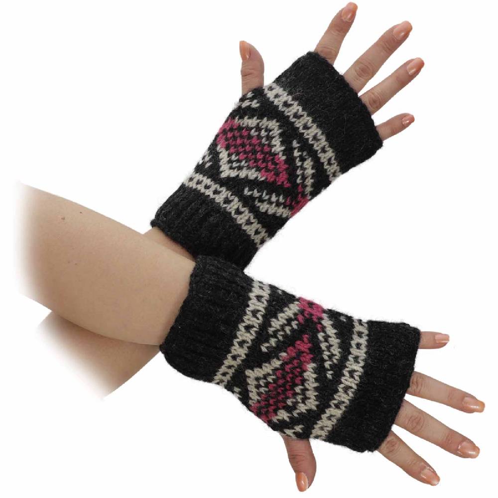 Kunst Und Magie Damen Armstulpen Stulpen Handwärmer Pulswärmer Handschuhe Wolle Strick