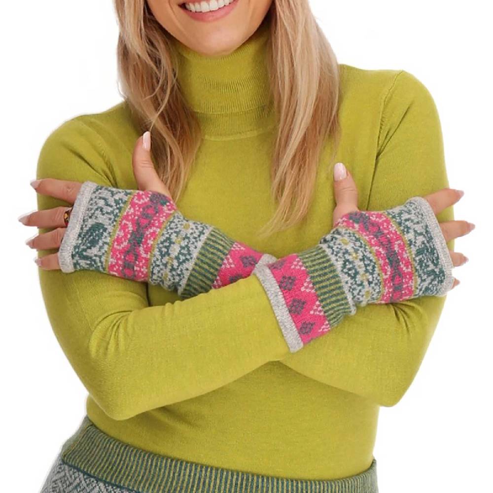 Kunst Und Magie Damen Armstulpen Stulpen Handwärmer Pulswärmer Handschuhe Lammwolle Strick Armwärmer