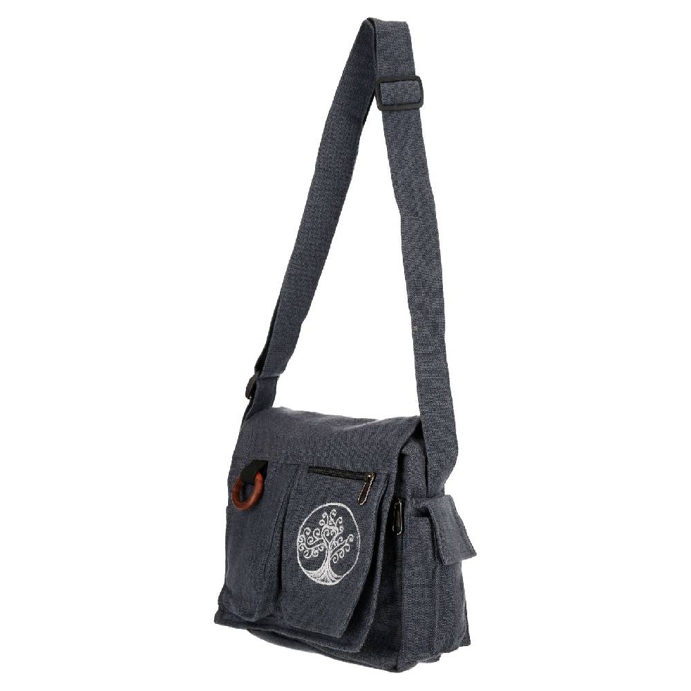 Kunst Und Magie Damen Baum der Liebe Hippie Handtasche Goa Tasche mit Schulterriemen Lebensbaum