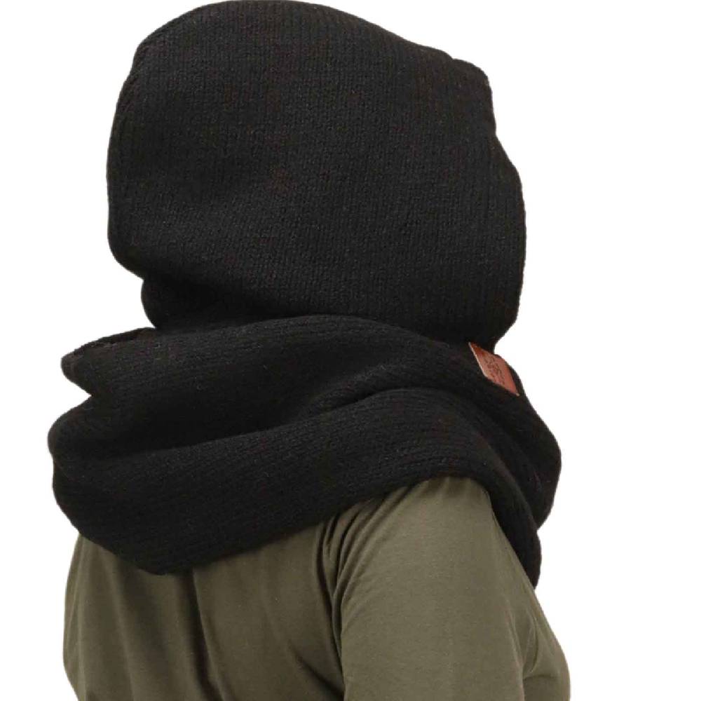 Kunst Und Magie Damen Kapuzenschal Loop Schal Hoodie Schalmütze Poncho Aus Wolle Gestrickt