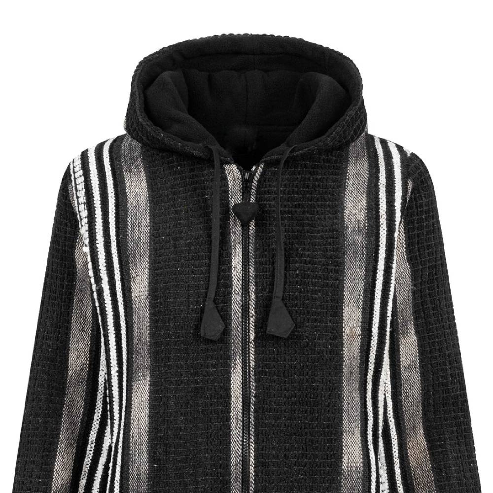 Kunst Und Magie Damen Kurzmantel Jacke Mit Kapuze -Hippie Goa Boho Damen Mantel