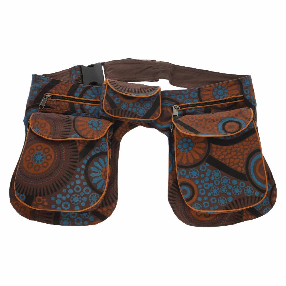 Kunst Und Magie Doppel Bauchtasche Sidebag Gürteltasche Festivaltasche Hippie Goa Hüfttasche Hipbag