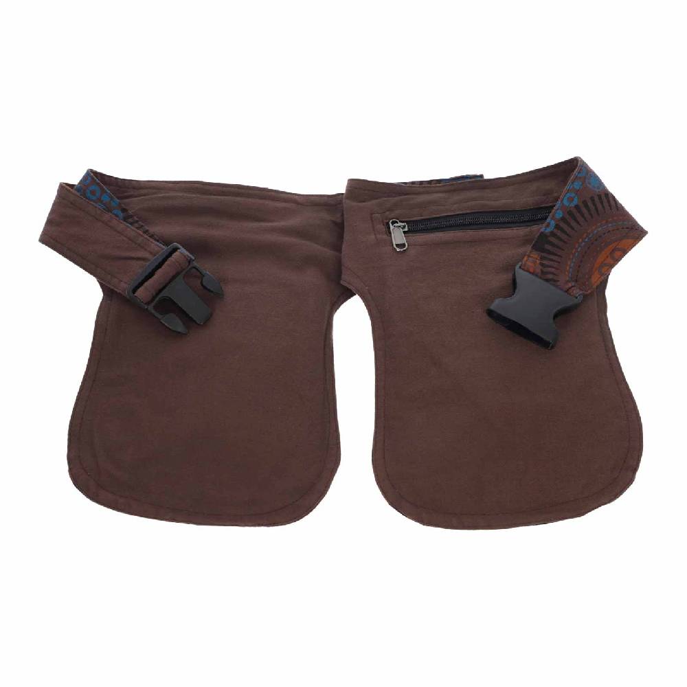 Kunst Und Magie Doppel Bauchtasche Sidebag Gürteltasche Festivaltasche Hippie Goa Hüfttasche Hipbag