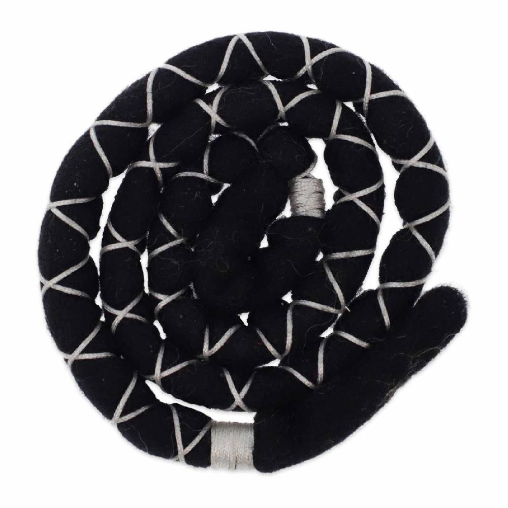 Kunst Und Magie Dreadspirale Dreadschmuck Zopfhalter aus Filz Spiral Lock scrounchi Haarband