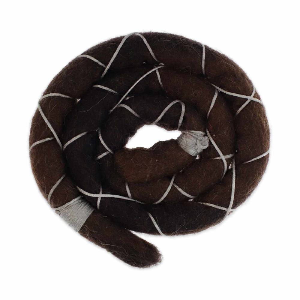 Kunst Und Magie Dreadspirale Dreadschmuck Zopfhalter aus Filz Spiral Lock scrounchi Haarband Bunt