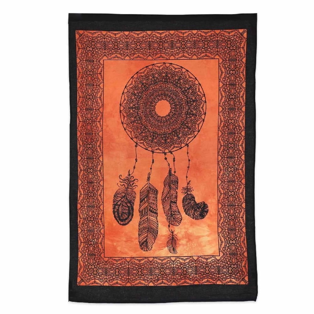 Kunst Und Magie Dreamcatcher Traumfänger Poster Wandbehang Celtic Orange Ca. 110 X 70 Cm