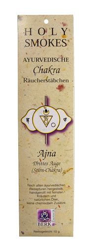 Kunst Und Magie Drittes Auge (Ajna) Räucherstäbchen - Holy Smokes Chakra Line Duftstäbchen