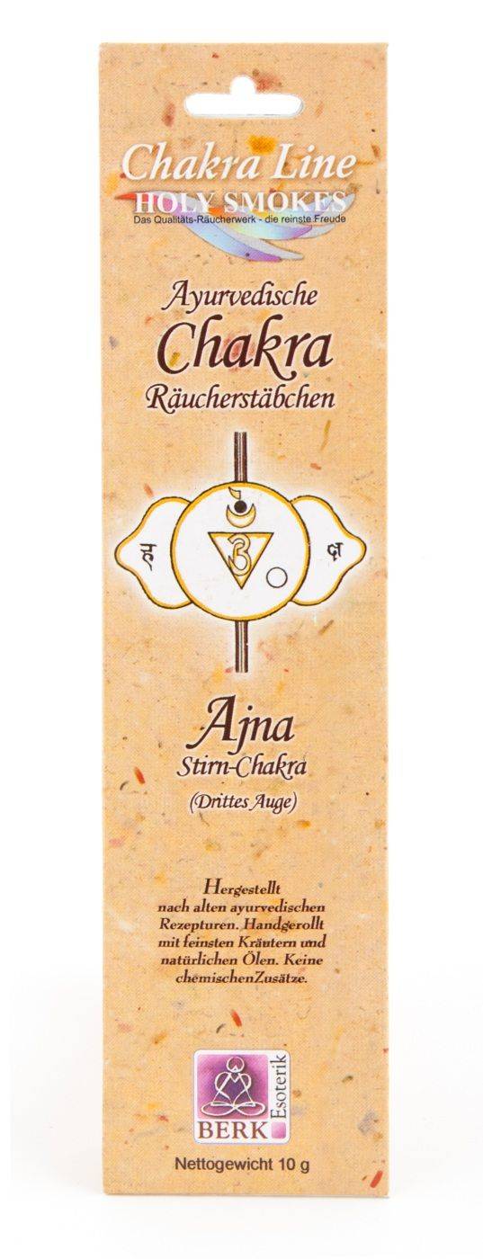 Kunst Und Magie Drittes Auge (Ajna) Räucherstäbchen - Holy Smokes Chakra Line Duftstäbchen