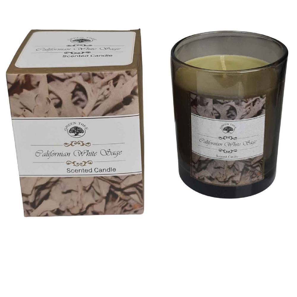 Kunst Und Magie Duftkerze California White Sage - Green Tree Spirituelle Kerzen