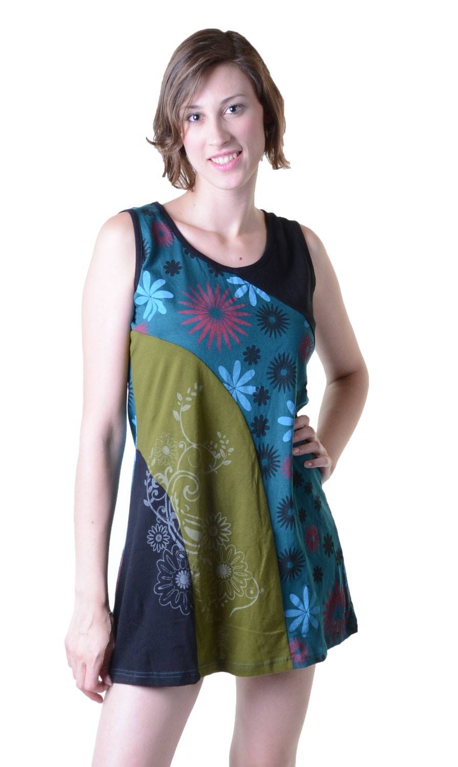 Kunst Und Magie Einzigartige Patchwork Longshirt Tunika Hippie