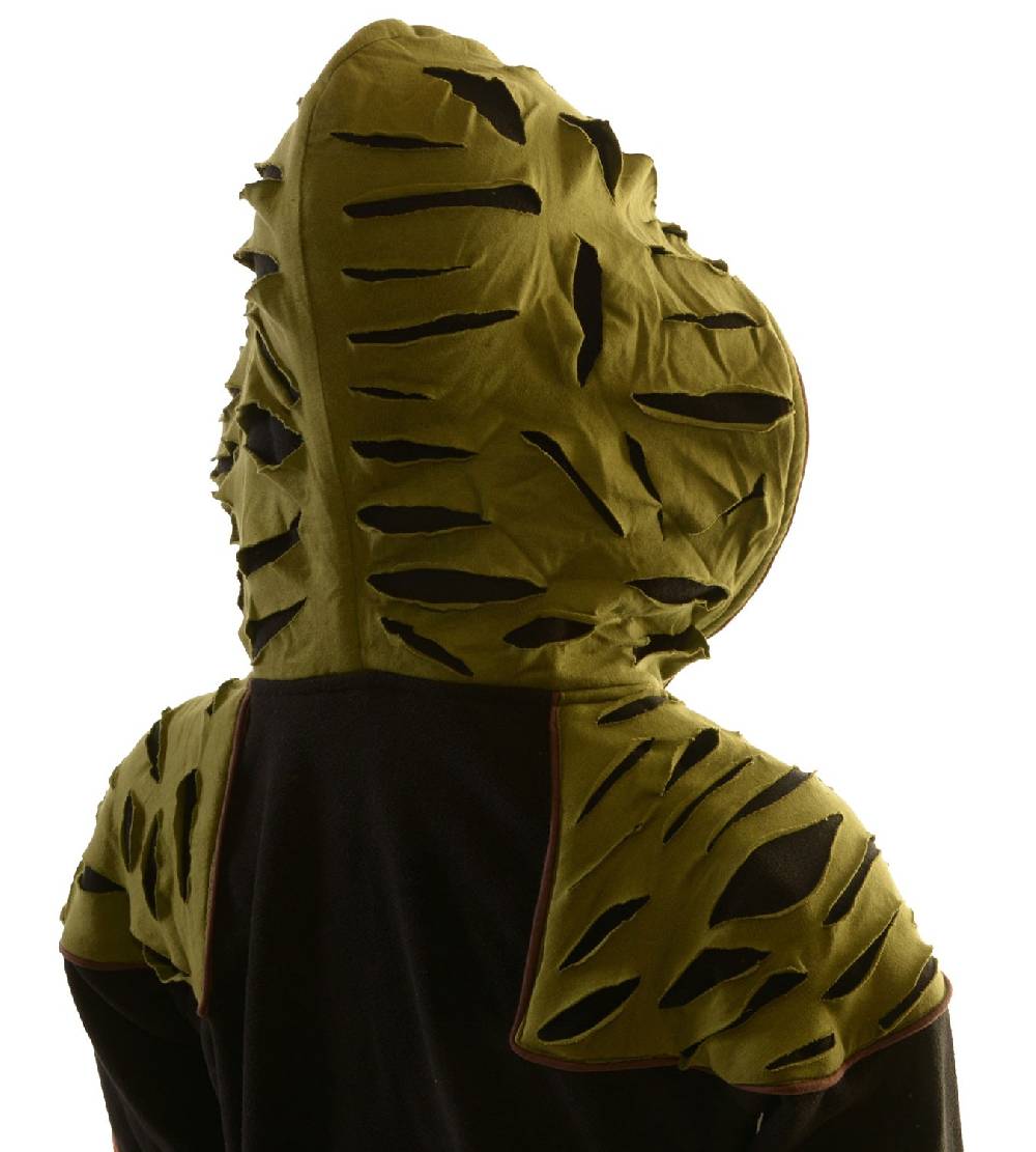 Kunst Und Magie Elfenhafte Fleece Jacke Mit Cutwork Patches Goa Psy Hippie Fraggle