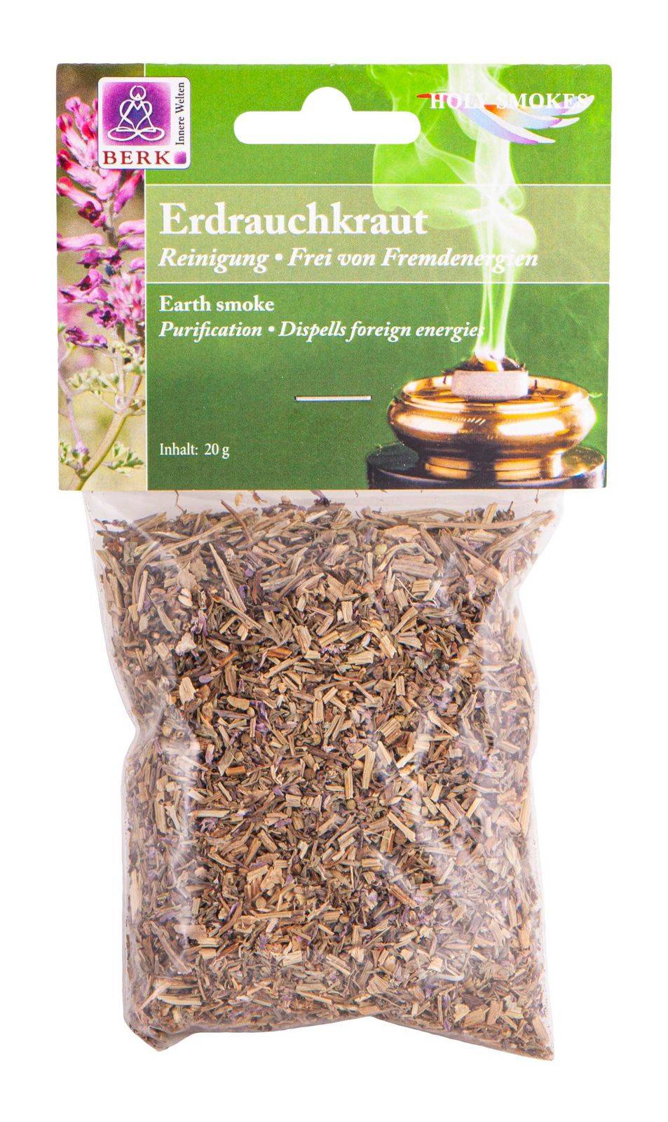 Kunst Und Magie Erdrauchkraut - Reinigung - Frei von Fremdenergien Räucherwerk in Tüten Holy Smokes Berk