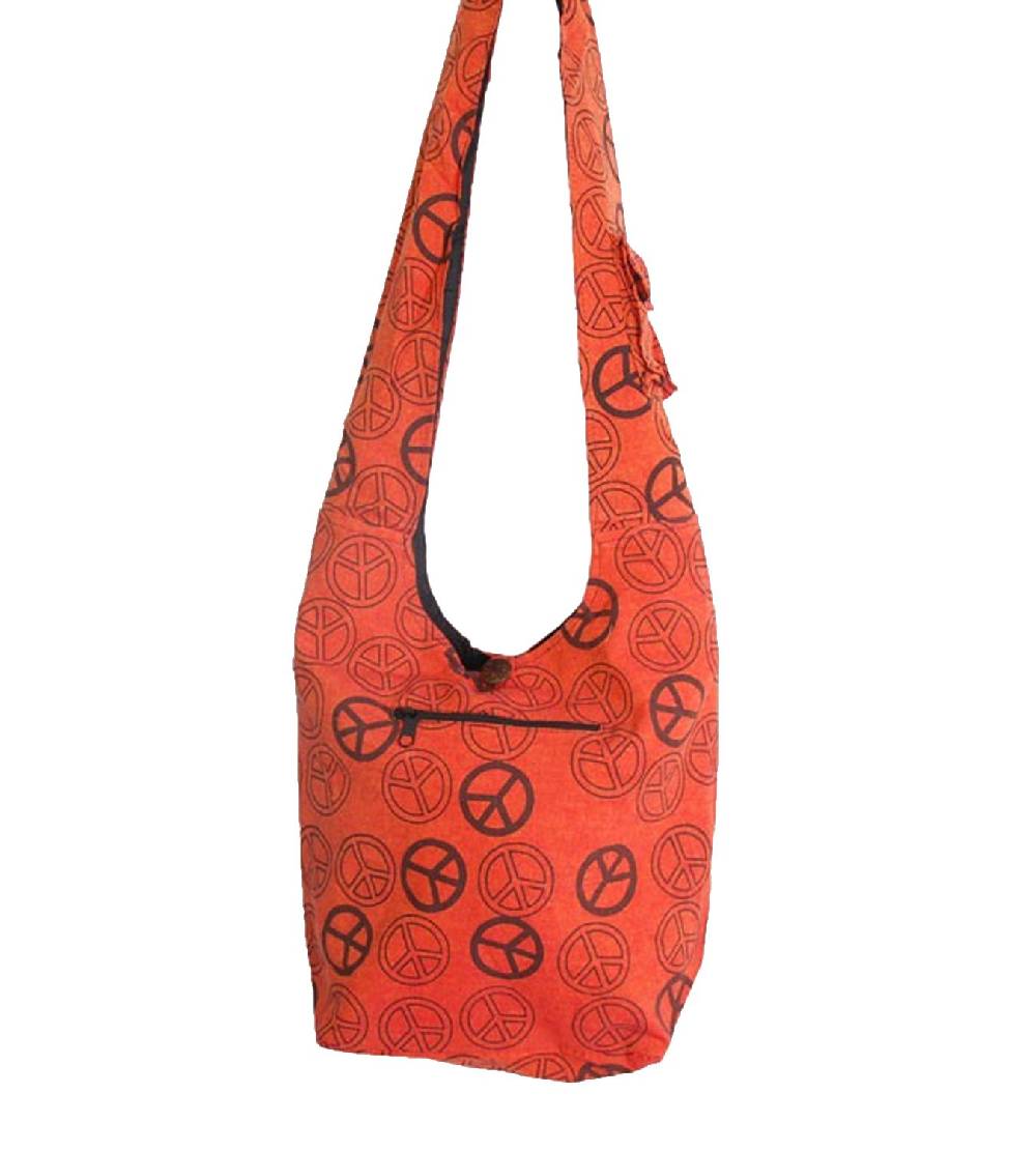 Kunst Und Magie Ethno Hippie Tasche Baba Peace Zeichen Schultertasche Umhängetasche Goa
