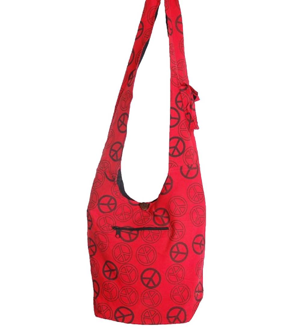 Kunst Und Magie Ethno Hippie Tasche Baba Peace Zeichen Schultertasche Umhängetasche Goa