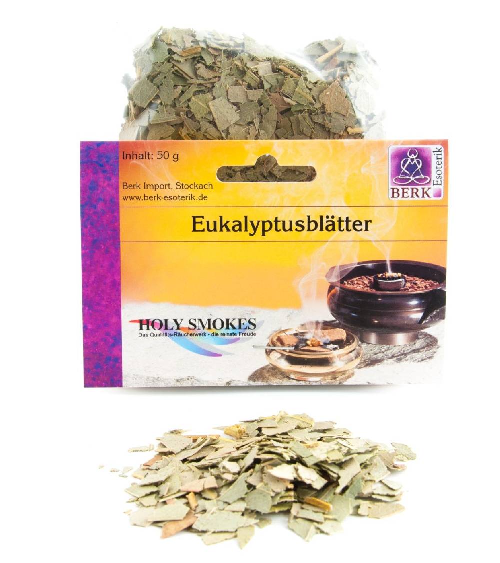 Kunst Und Magie Eukalyptusblätter - Reinigung - Leichtigkeit Räucherwerk In Tüten 50g