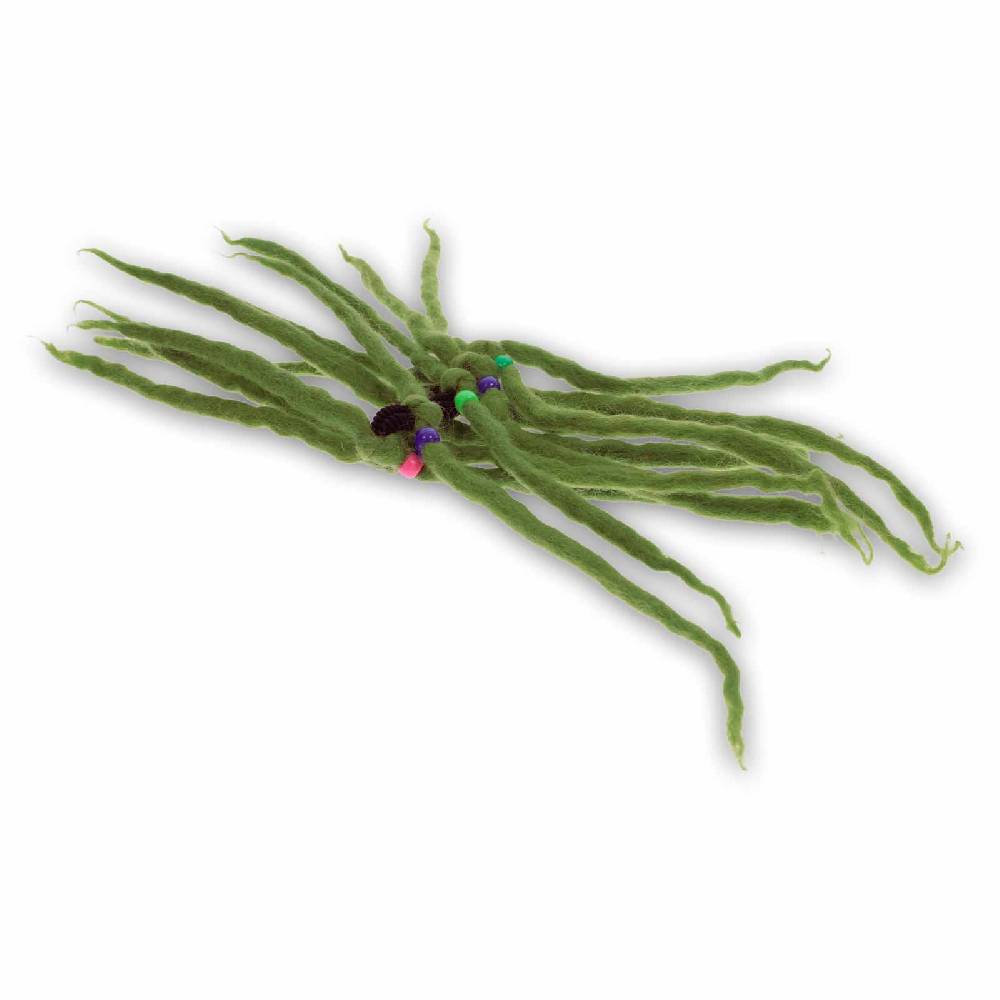 Kunst Und Magie Filz Haargummi Dreads Haarschmuck Rasta Scrounchi Xl